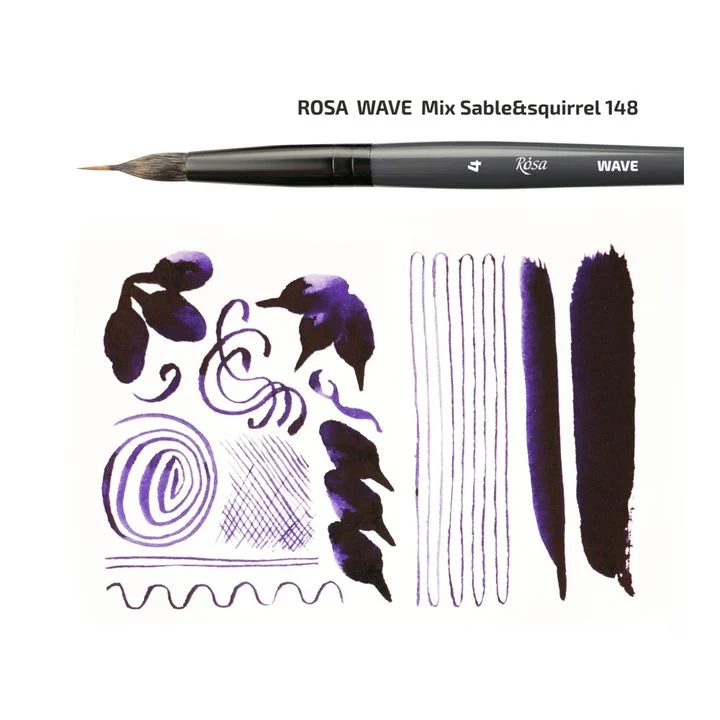 ROSA WAVE 148 Natural Round Liner Brush