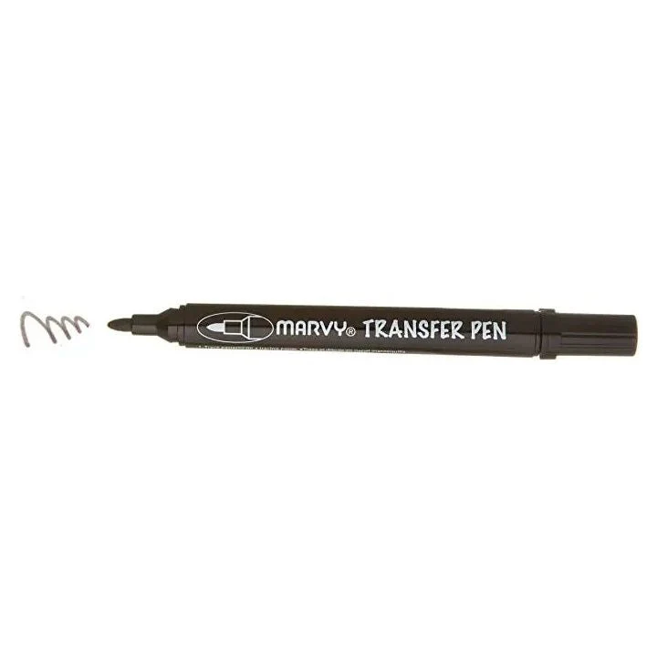 Marvy 922 Transfer Marker for Fabric, 1.5 mm, Black