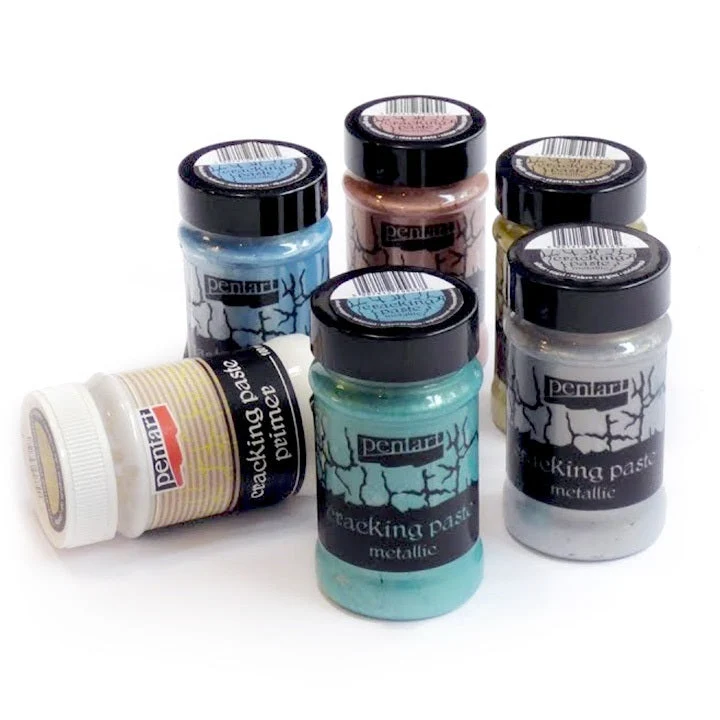 Pentart Metallic Crackle Paste 100 ml