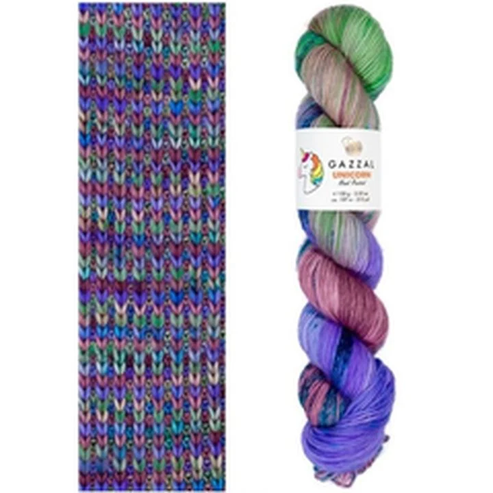 Gazzal Unicorn Knitting Yarn, 100 g