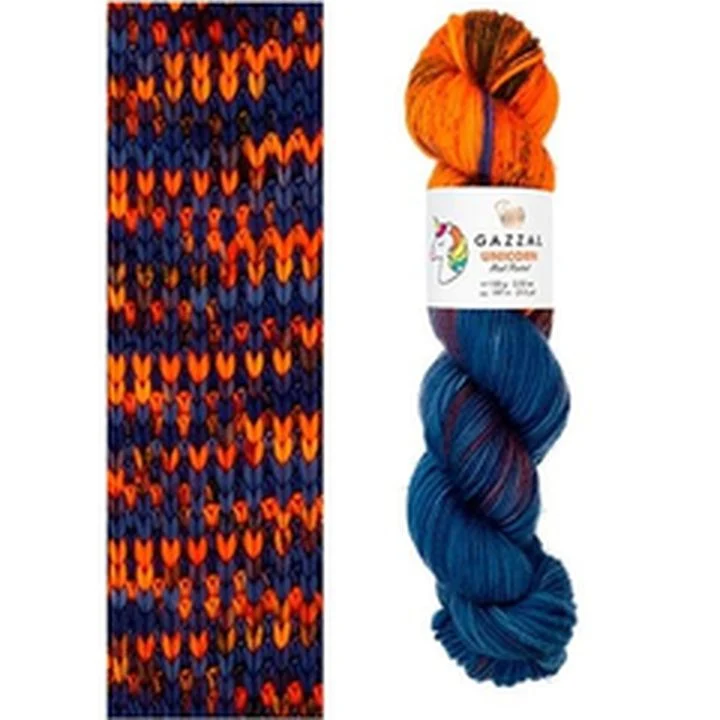 Gazzal Unicorn Knitting Yarn, 100 g