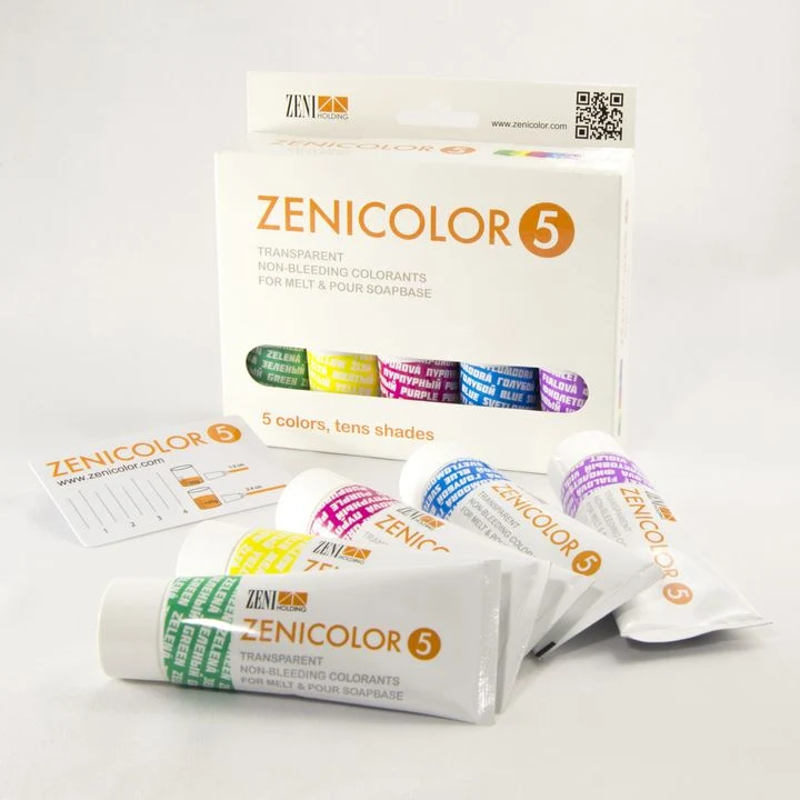 Zenicolor Soap Colorants, Set of 5