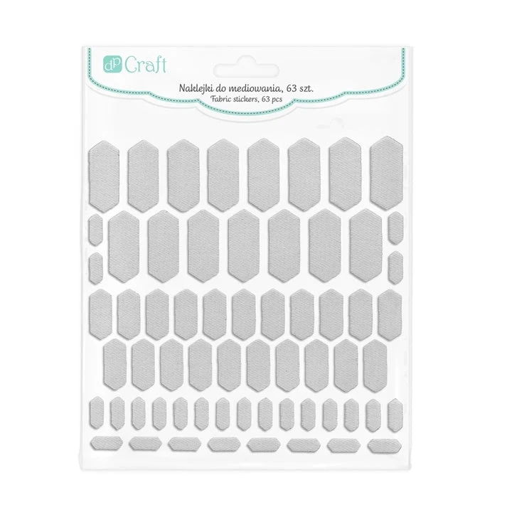 Fabric Stickers | Shapes 1, 63 pcs