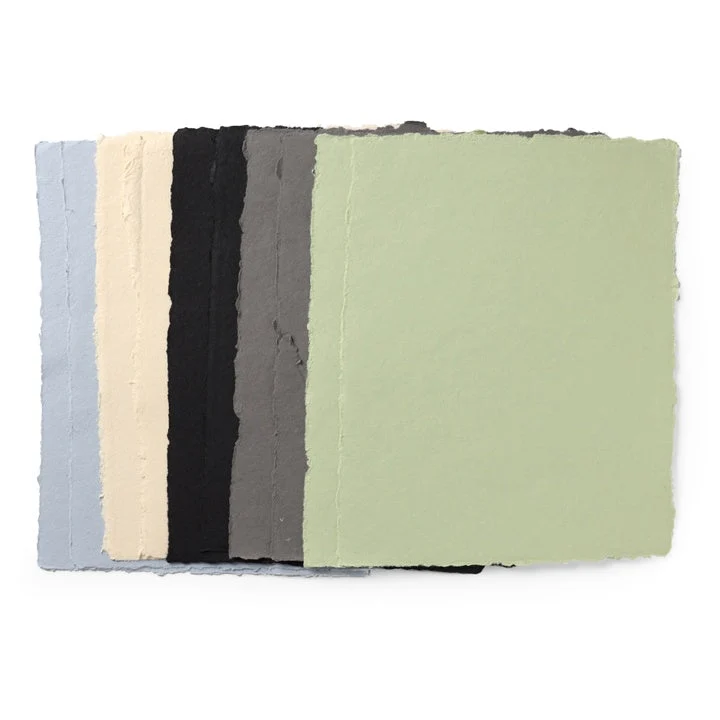 PanArt Multicolor Handmade Cotton Paper, 2 x 5 pcs, A4