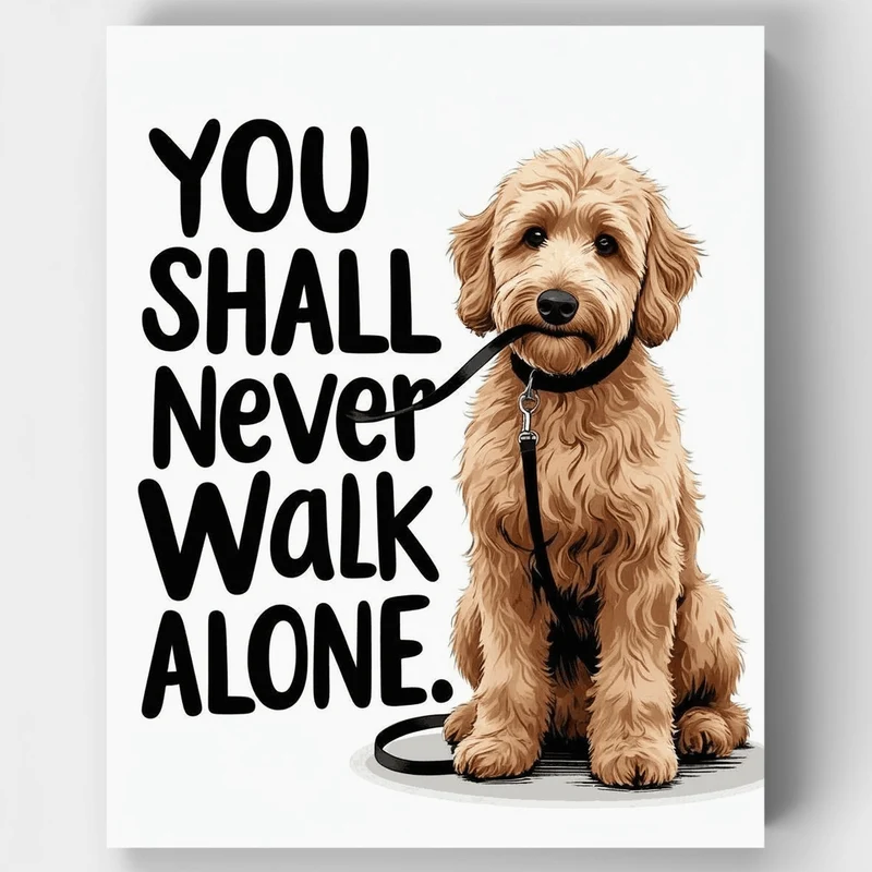 You Shall Never Walk Alone - Paint by Numbers Kit