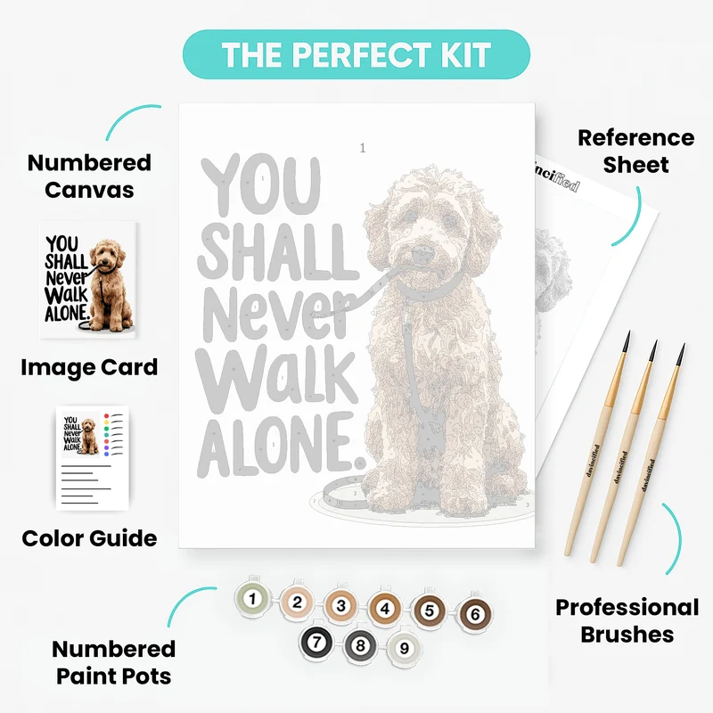 You Shall Never Walk Alone - Paint by Numbers Kit