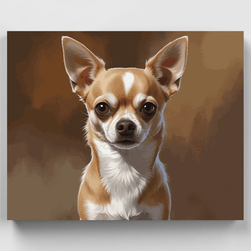 Chihuahua Portrait - Paint by Numbers Kit