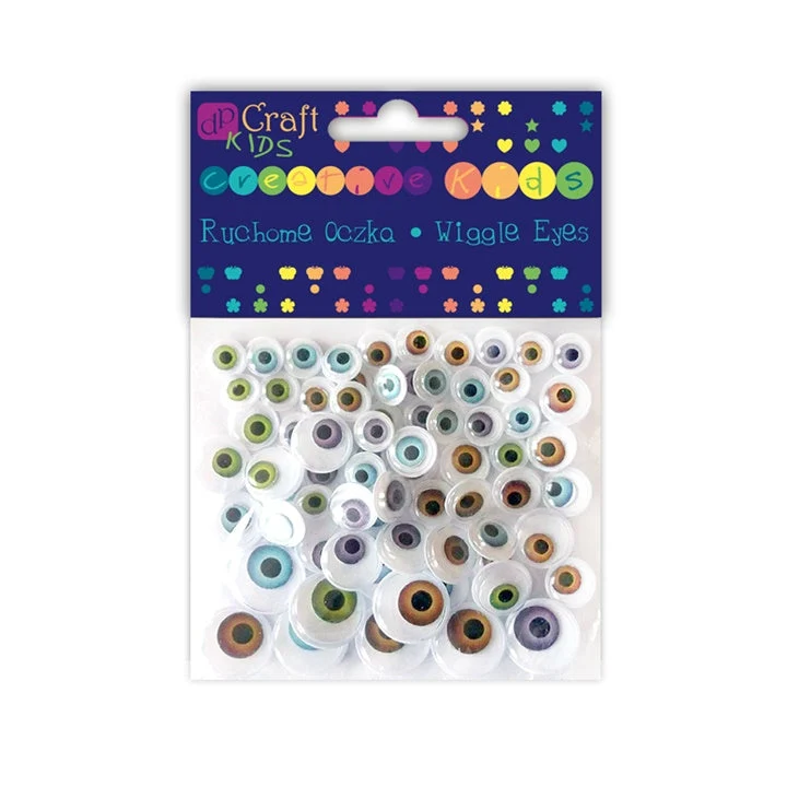 Colorful Wiggle Eyes - Set of 72