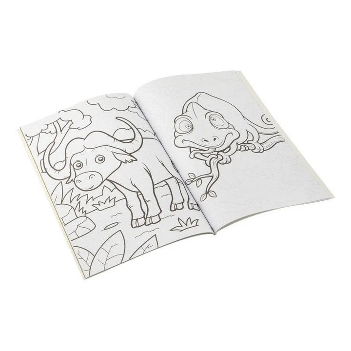 MOXY Jungle Activity and Coloring Book A4, 64 Pages