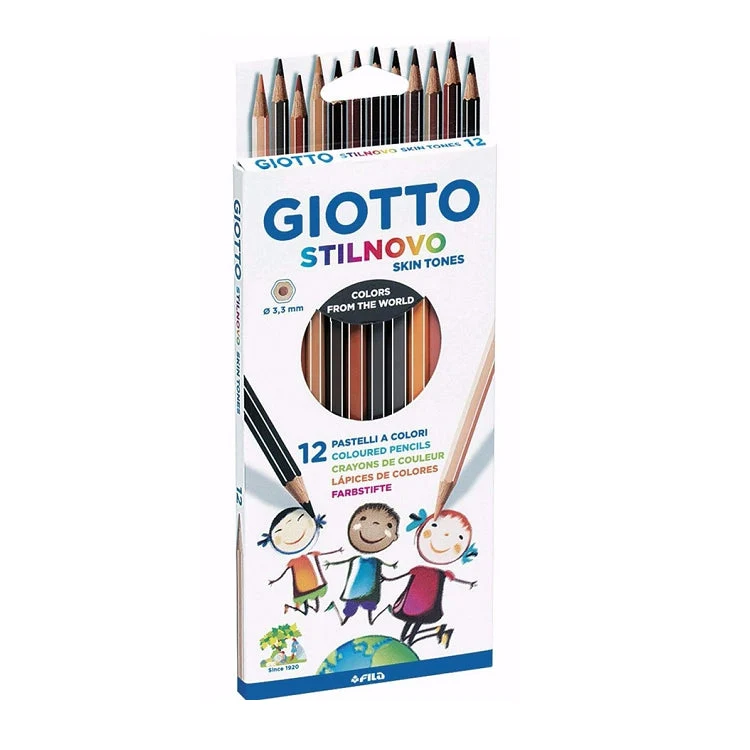 GIOTTO Skin Tones Colored Pencils / 12 Colors