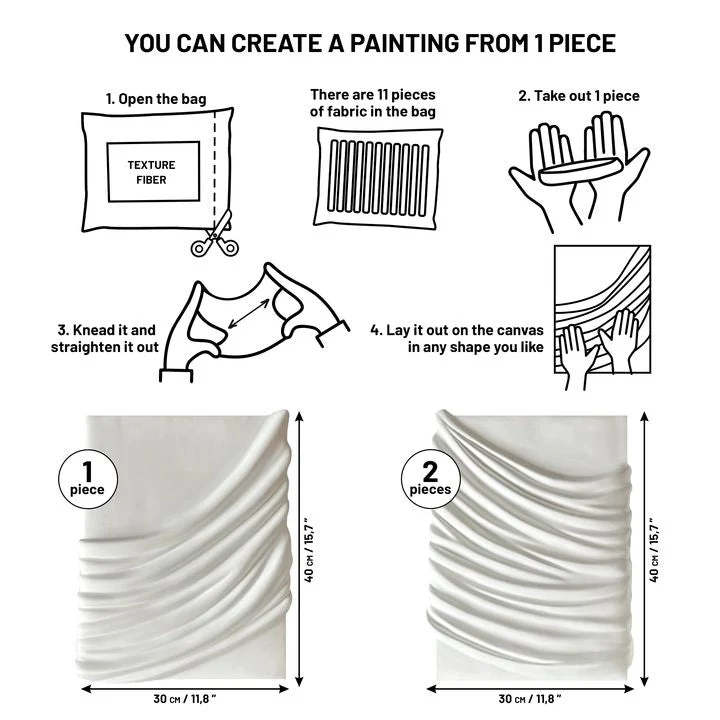 Kamenskaya Modeling Fabric Set of 11