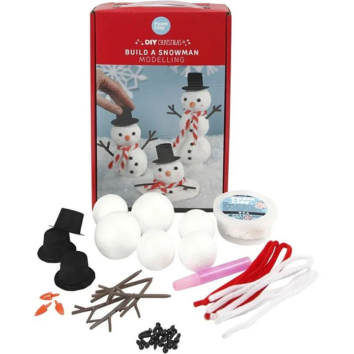 Snowman-Making Modeling Set