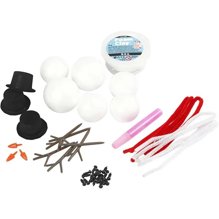 Snowman-Making Modeling Set