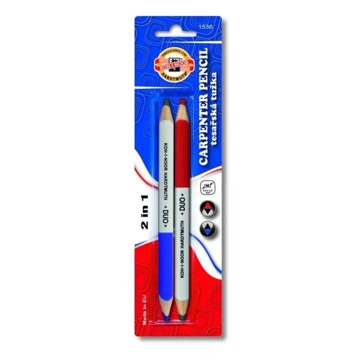KOH‑I‑NOOR DUO Carpenter Pencil, Set of 2