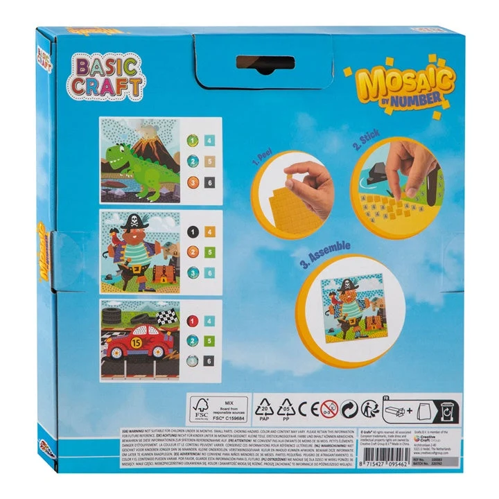Mosaic Paint by Numbers for Boys