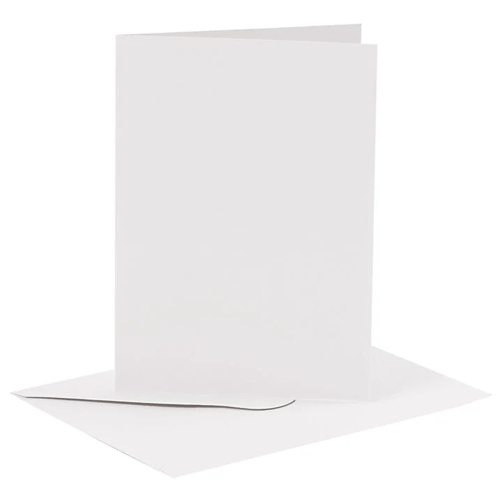Postcards with Envelopes, Set of 6, 10.5 x 15