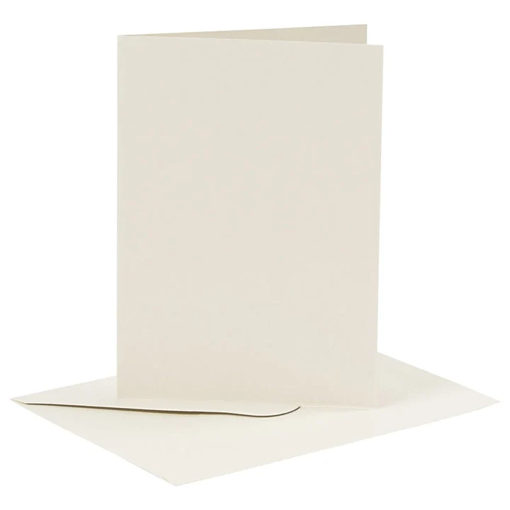 Postcards with Envelopes, Set of 6, 10.5 x 15