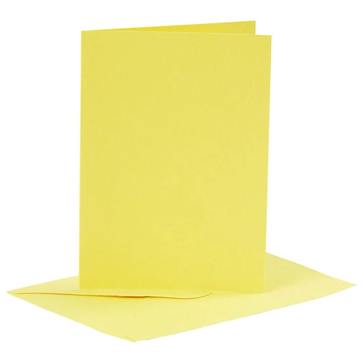 Postcards with Envelopes, Set of 6, 10.5 x 15