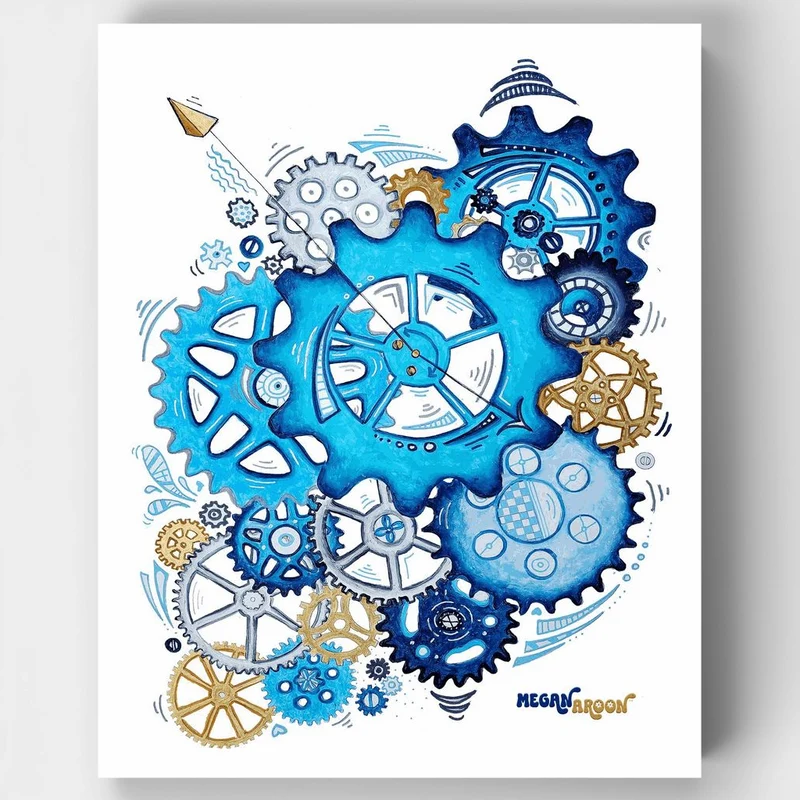 "The Changing Hands of Time" - Paint by Numbers Kit