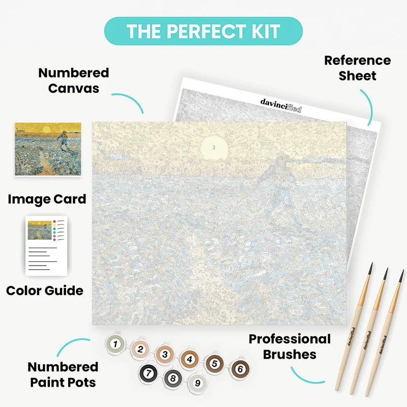 Sower at Sunset - Paint by Numbers Kit