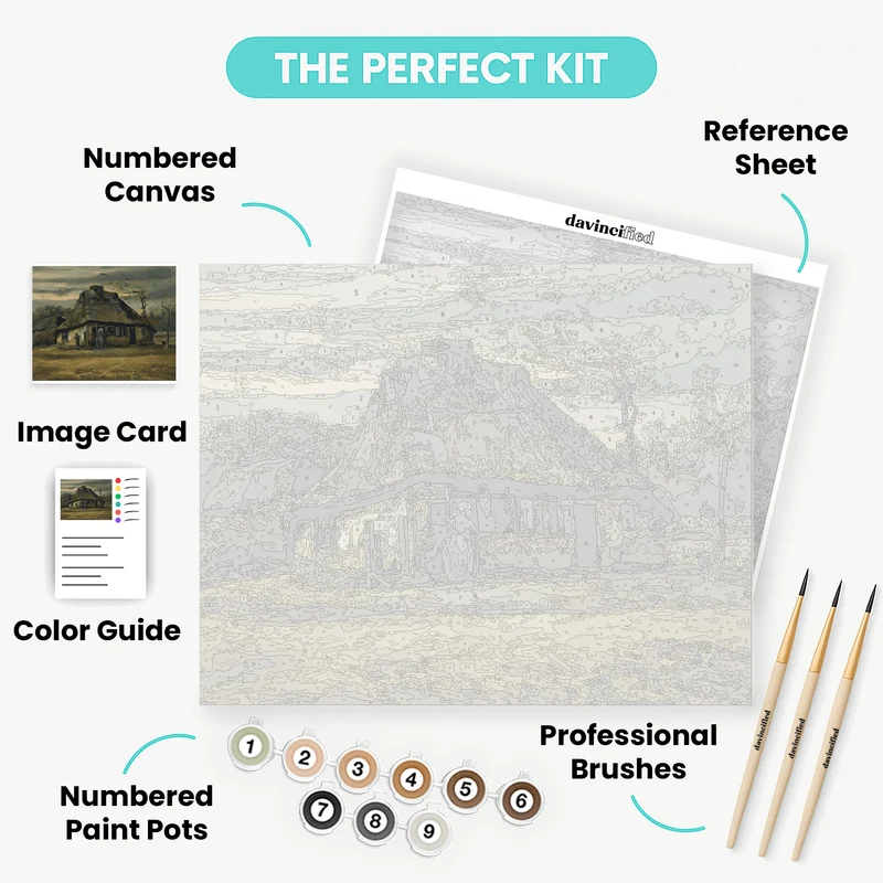 The Cottage - Paint by Numbers Kit