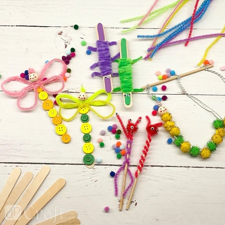 Colorful Chenille Stems - 30 cm x 4 mm / 40 pcs