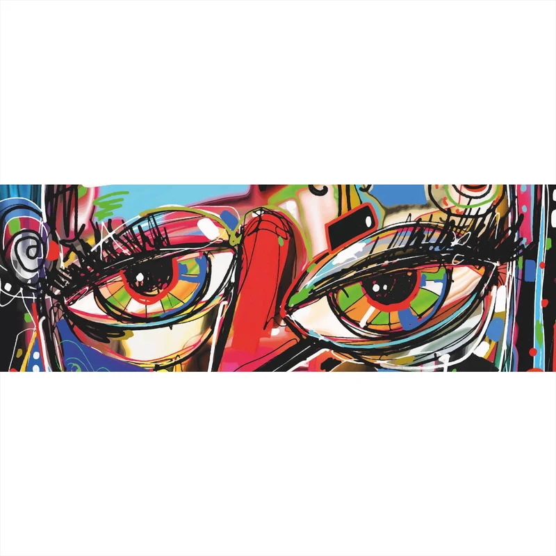 Poster Abstraktes Tiermotiv Panorama