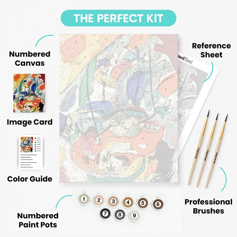 Improvisation 31 (Sea Battle) - Paint by Numbers Kit