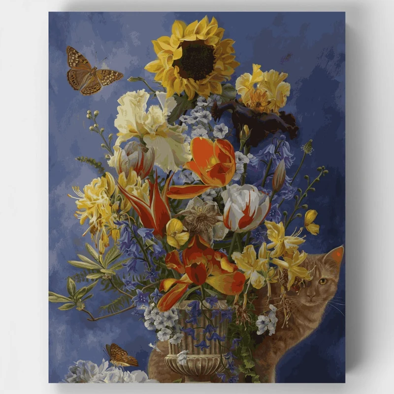 Gold Still Life - Paint by Numbers Kit