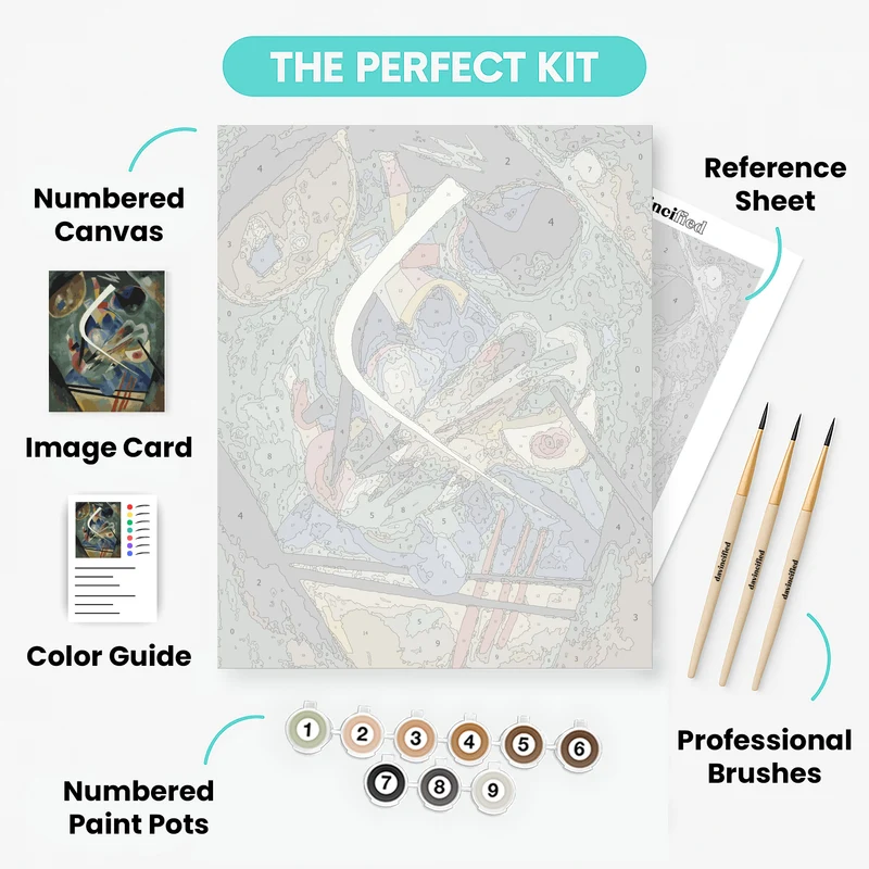 White Line - Paint by Numbers Kit