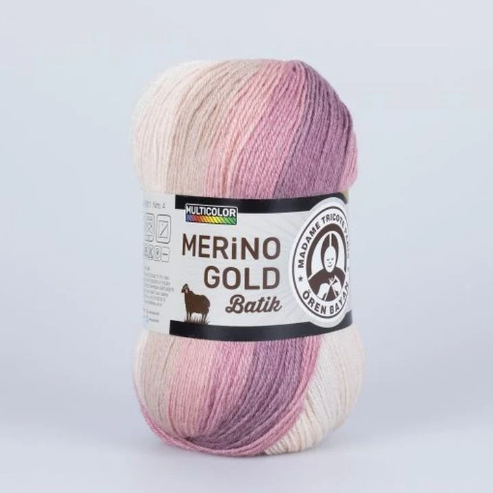 Madame Tricote Paris Merino Gold Batik Knitting Yarn 100 g
