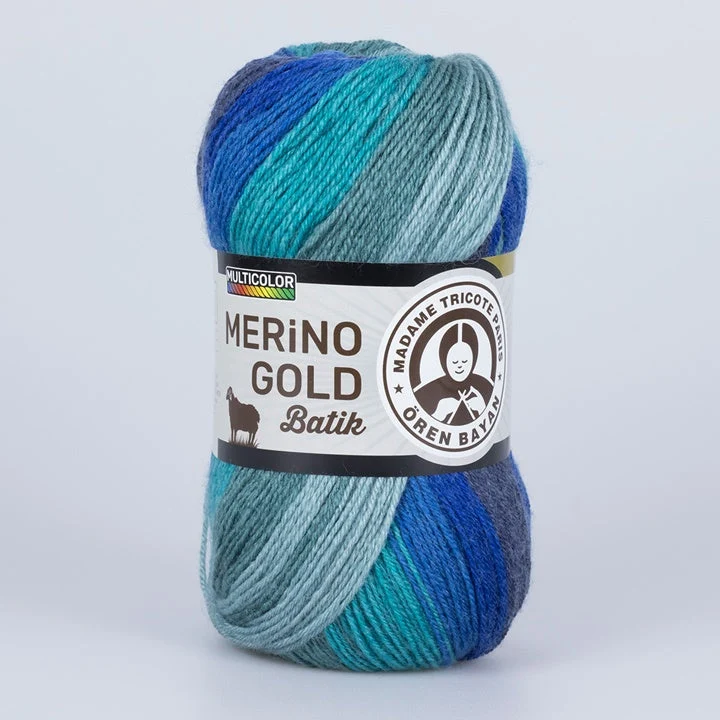 Madame Tricote Paris Merino Gold Batik Knitting Yarn 100 g