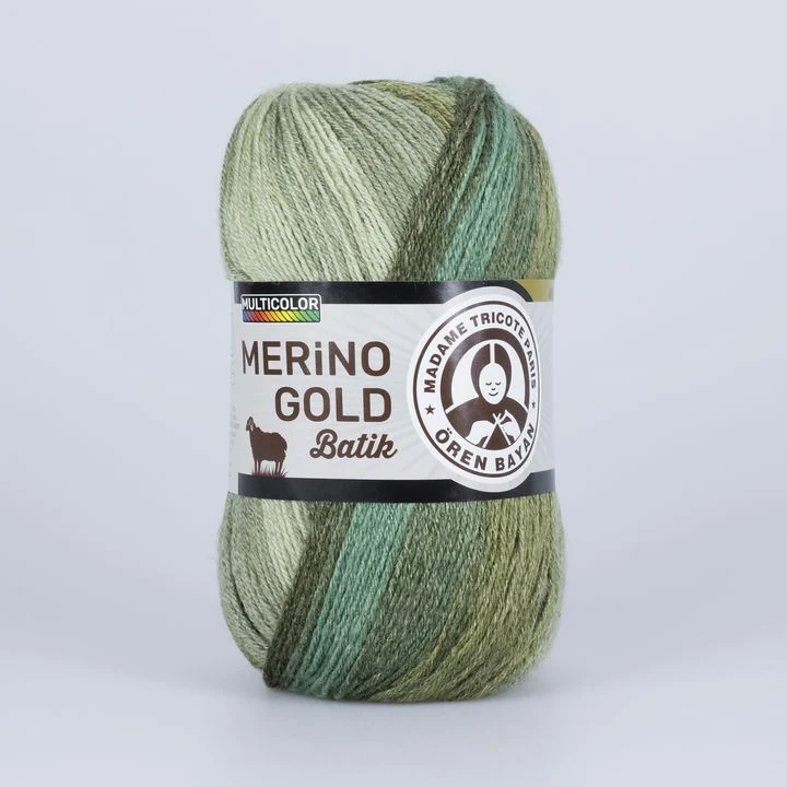 Madame Tricote Paris Merino Gold Batik Knitting Yarn 100 g