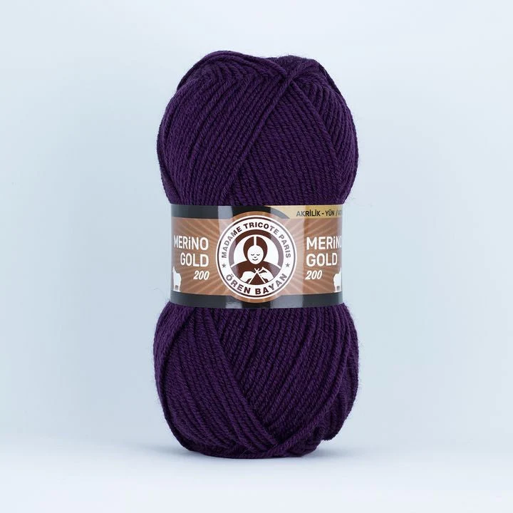 Madame Tricote Paris Merino Gold 200 Knitting Yarn - 100 g