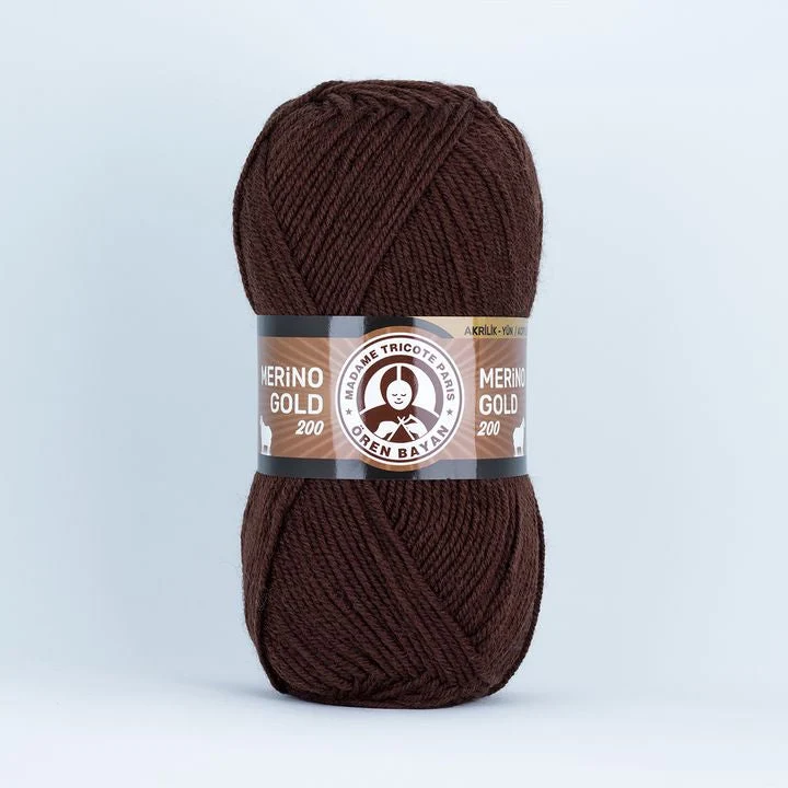 Madame Tricote Paris Merino Gold 200 Knitting Yarn - 100 g