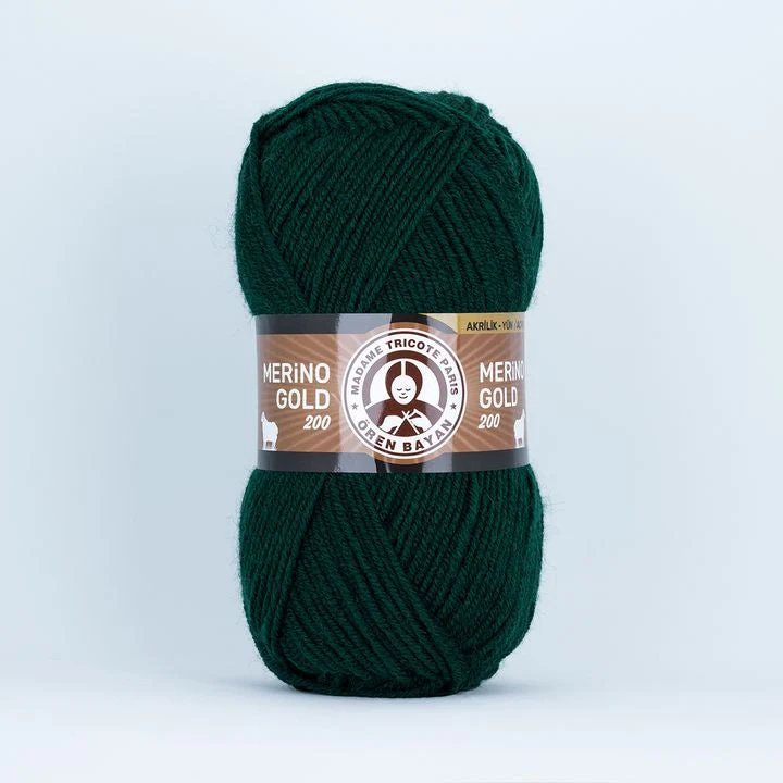Madame Tricote Paris Merino Gold 200 Knitting Yarn - 100 g