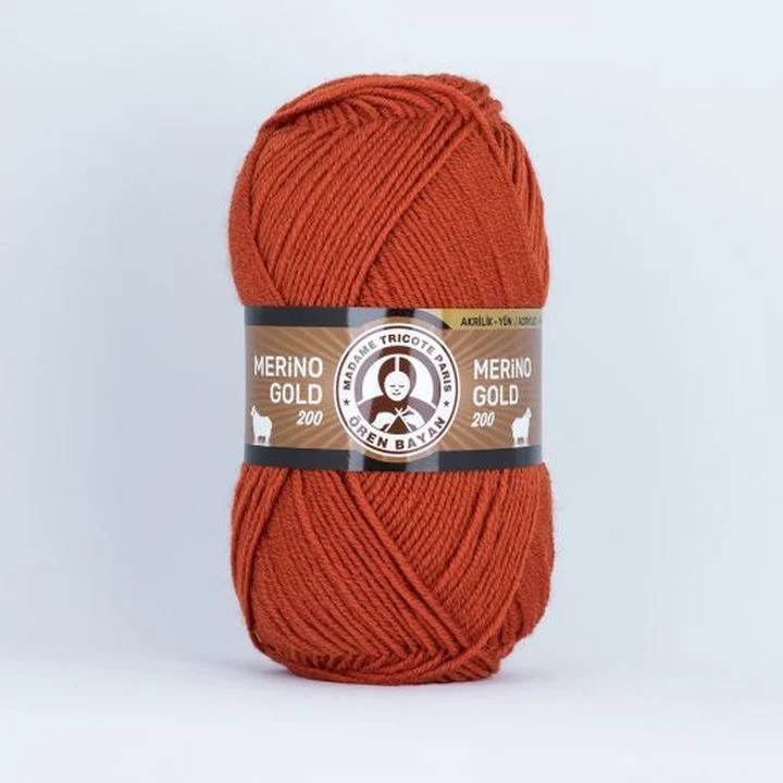 Madame Tricote Paris Merino Gold 200 Knitting Yarn - 100 g