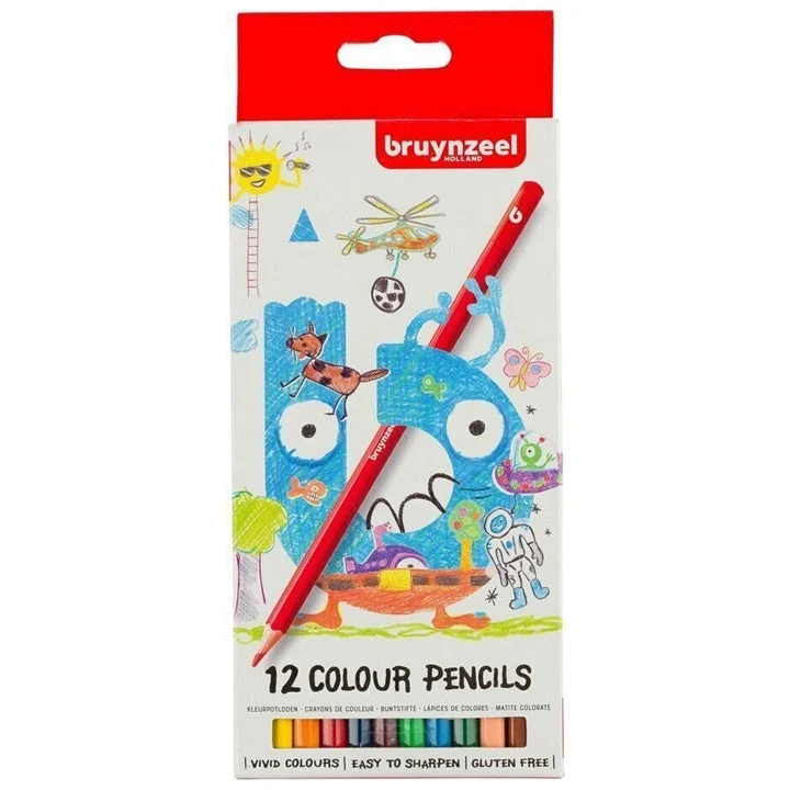 Bruynzeel Holland Colored Pencils for Kids / Set of 12