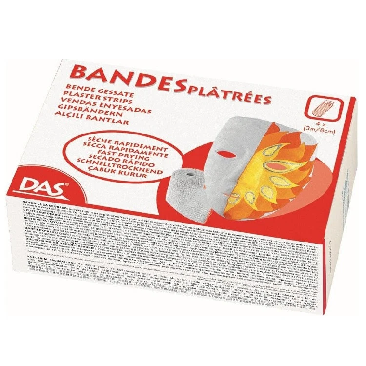 DAS Plaster Strips / 4x 3m/8 cm