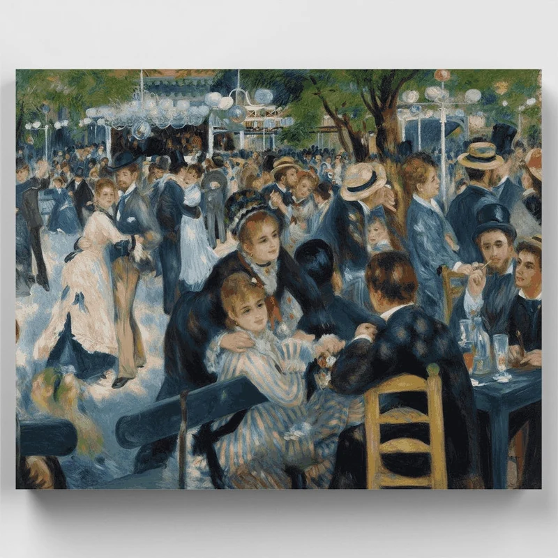 Dance at Le Moulin de la Galette - Paint by Numbers Kit