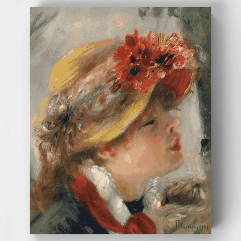 Luncheon of the Boating Party (Study of Aline Charigot) - Paint by Numbers Kit