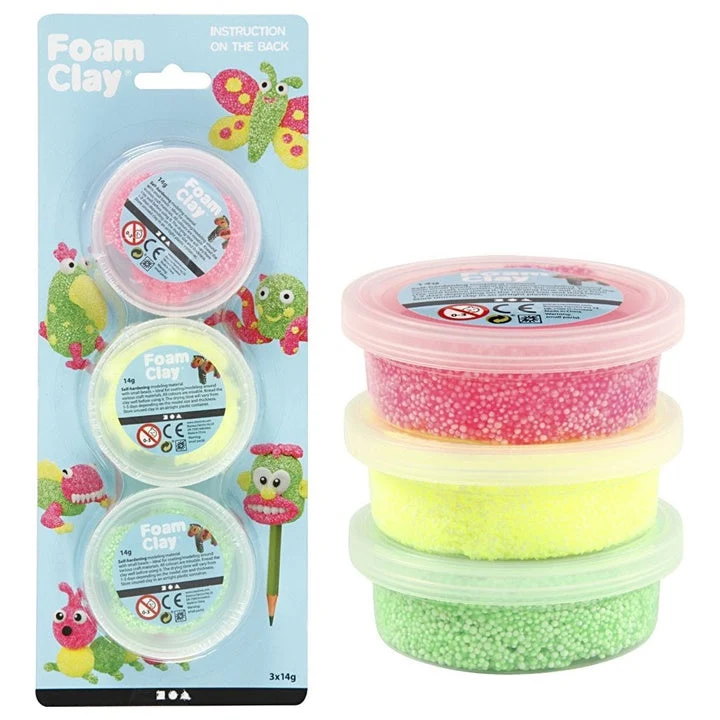 Foam Clay Neon Modeling Clay
