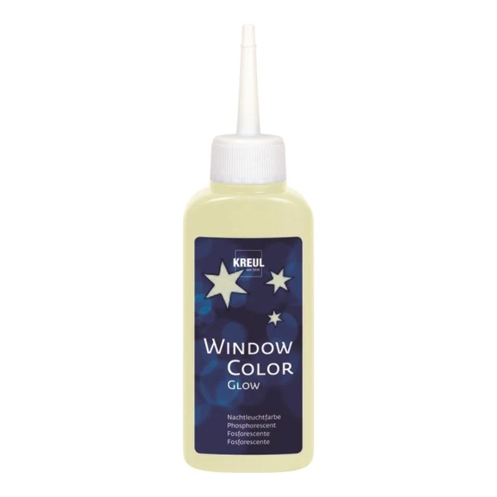 Hobby Line Glas Design Window Paint, 80 ml - Yellow