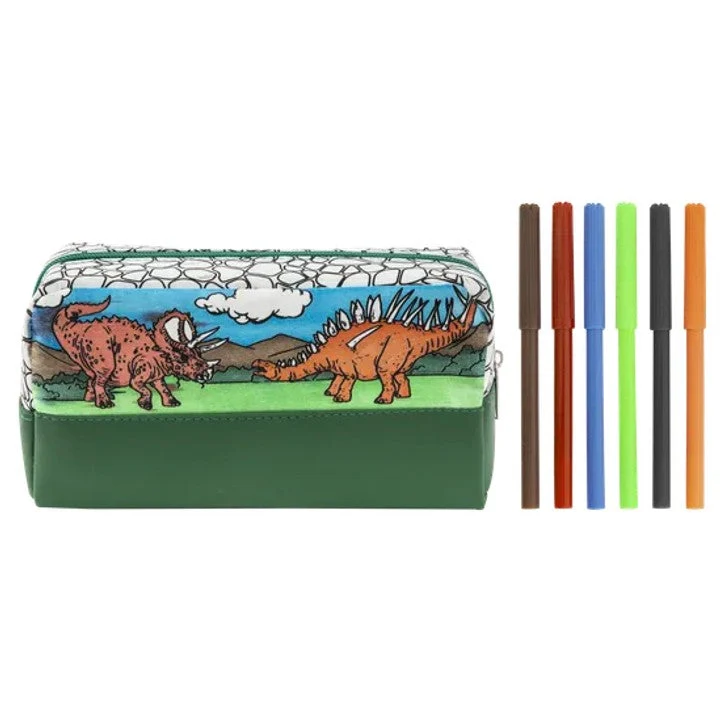 Dinosaur Pencil and Marker Set
