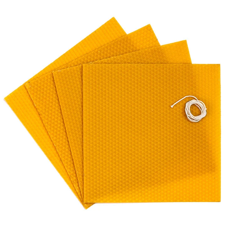 Beeswax Sheets, Set of 4