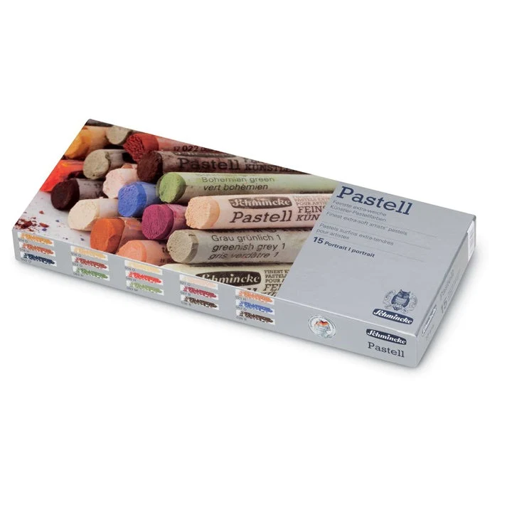 Schmincke PORTRAIT Soft Pastels, Set of 15
