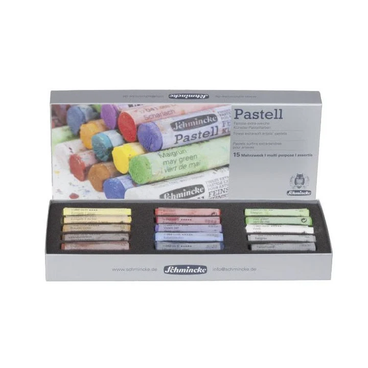 Schmincke Soft Pastels MULTI PURPOSE, Set of 15