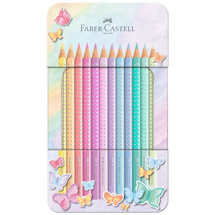 Faber Castell Sparkle Colored Pencils, Set of 12