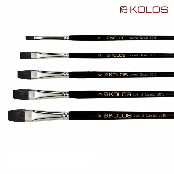 KOLOS Classic 3016 Squirrel Flat Brush
