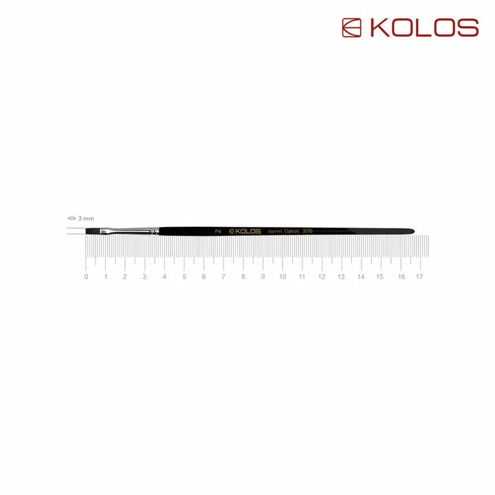KOLOS Classic 3016 Squirrel Flat Brush